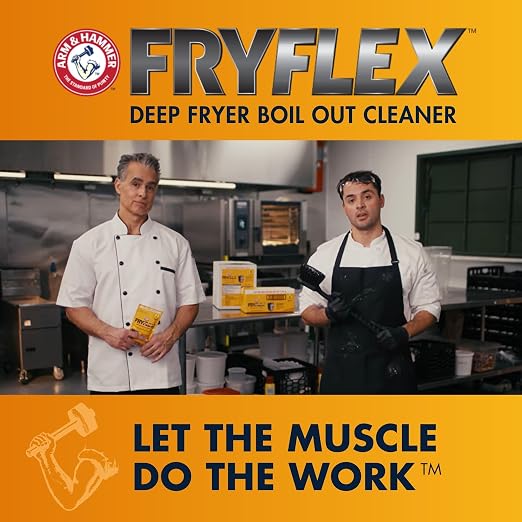 Arm & Hammer Fryflex Deep Fryer Boil Out Cleaner (25 lb.) Bulk Box w/Scoop