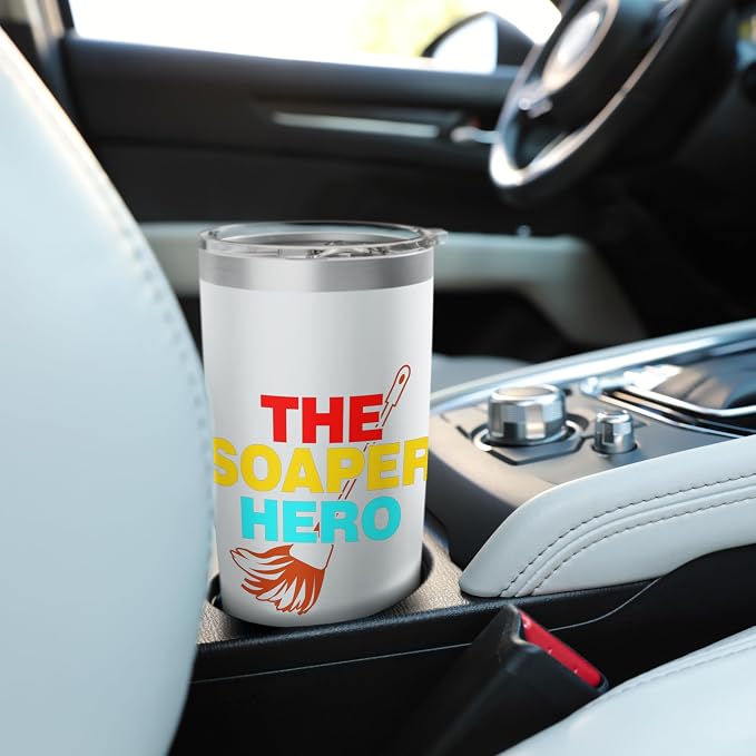 The Soaper Hero Cleaning Stainless Steel Insulated Tumbler