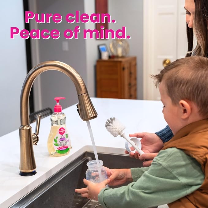Dapple Baby Lavender Bottle & Dish Soap - 16.9 fl oz - Plant-Powered Cleaner for Baby Bottles, Pump Parts, and Sippy Cups