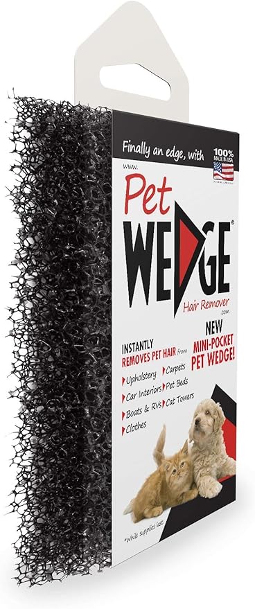 Mini-Pocket Pet Wedge Pet Hair Remover 8 Pack Bonus Pack