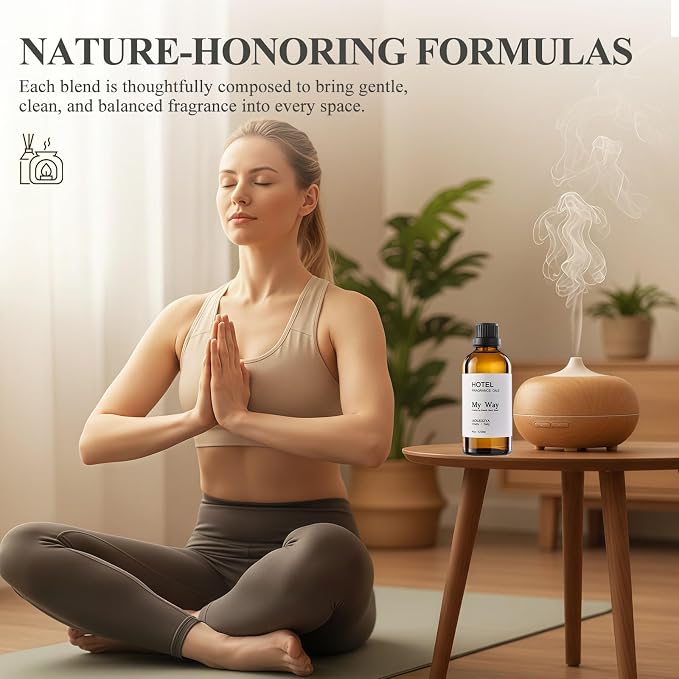 My Way Diffuser Oil Waterless Hotel Essential Oils for Diffusers for Home Inspired by The 1 Hotel Miami Scent - Premium Hotel Collection Diffuser Oil - 4 Fl Oz (Pack of 1)