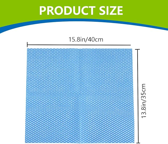 Disposable Cleaning Cloths Heavy Duty Dish Rag Disposable Dish Cloths 100 Count/Pack,Blue
