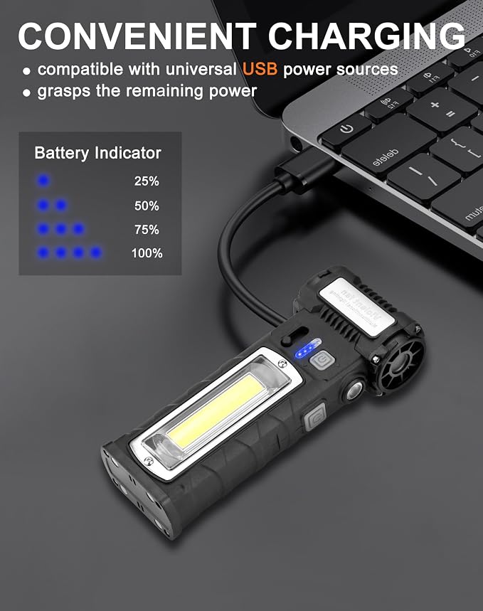 Compressed Air Duster, 130000RPM Electric Air Duster with LED Display, 2 Gear Adjustable Cordless Air Blower Magnetic Base, 8000mAh Rechargeable Air Duster for PC, Keyboard, Car, Outdoors, Home