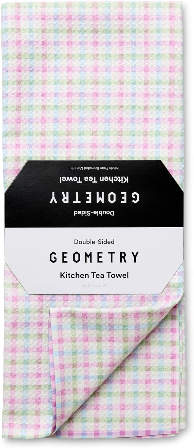 GEOMETRY Tea Towels – Easter Collection – Quick-Dry, Ultra-Absorbent, Reusable Microfiber Kitchen Towels for Drying & Cleaning - Pastel Picnic - 1 Pack