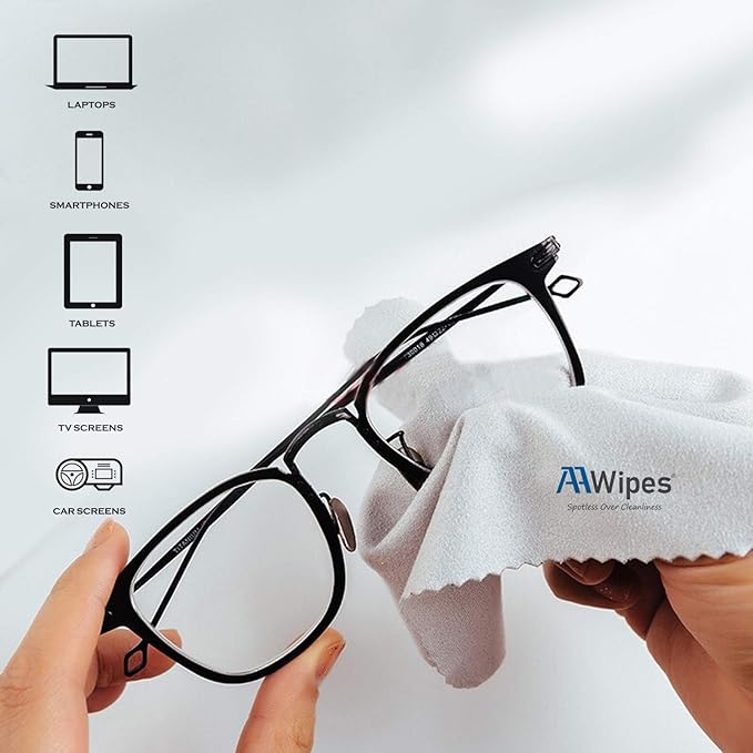 AAwipes Eyeglasses Cleaning Cloths and Swabs