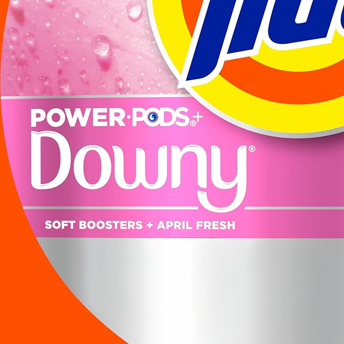 Tide Power PODs + Downy Laundry Detergent Pods, 18 Count, Soft Boosters + April Fresh