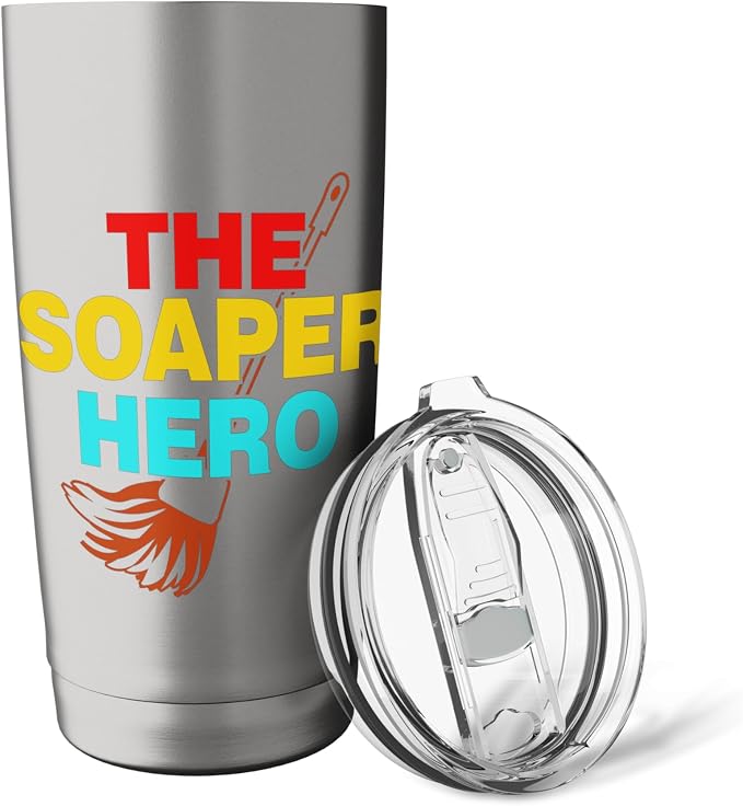 The Soaper Hero Cleaning Stainless Steel Insulated Tumbler
