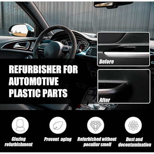 Polishing Cleaner, Car Interior Cleaner, 2025 New Car Interior Detail Polish for Vehicle Detailing, Rubber, Leather, All Purpose Detailer Spray (3PC)