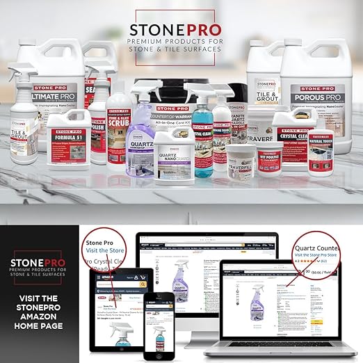 StonePro Pro Sealer Quart - Impregnating Sealer for Marble & Tile