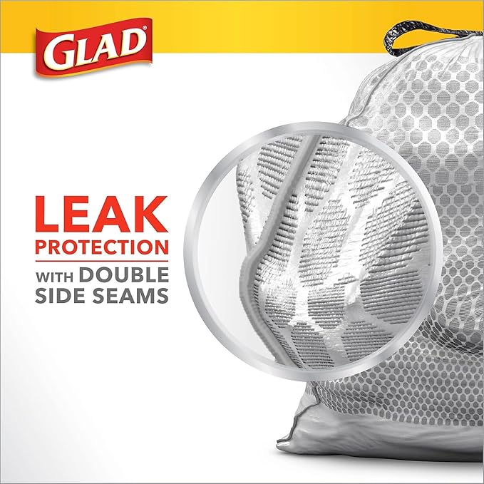 CLO78564 - Glad ForceFlex Tall Kitchen Drawstring Trash Bags