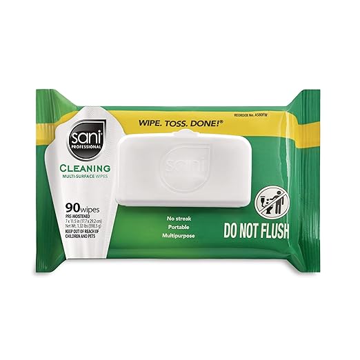 PDI Sani-Professional Cleaning Wipe, Multi-Surface, Fresh Scent, Degreasing, Non - Streak, For Kitchen, Restaurant Tables, Glass, Treated Wood, 90 Count, Pack of 12 (1080 Total Wipes)