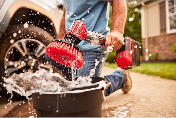 CRAFTSMAN Power Scrubber Medium Bristle Brush for V20 Cordless 2-in-1 Power Scrubber (CMCPSMB)