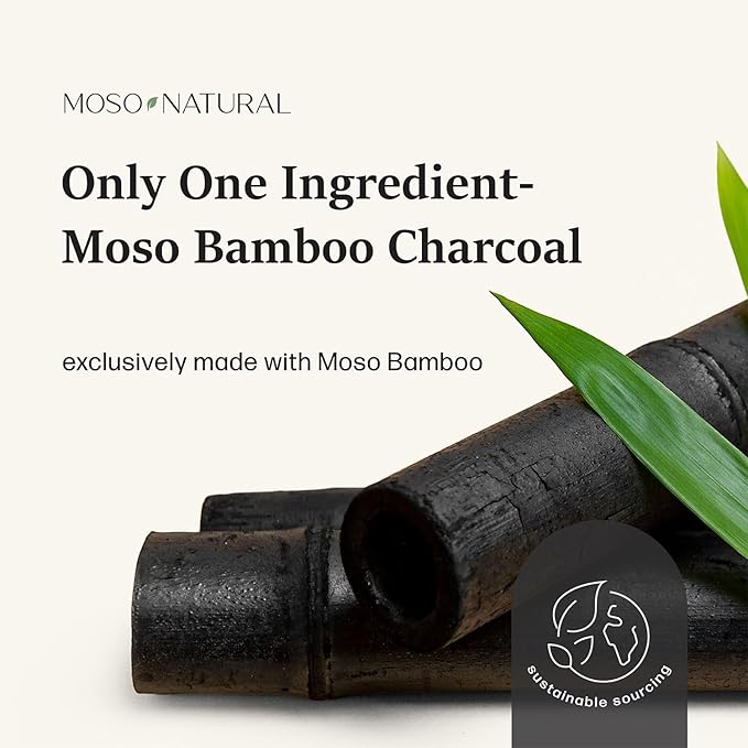 Moso Natural Charcoal Odor Absorber for Cars (3 Pack) 300g Bamboo Charcoal Air Purifying Bag, Unscented Odor Eliminator, Lasts Up to 2 Years, HGTV Editors’ Pick