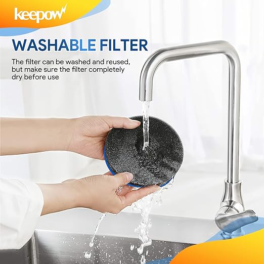 KEEPOW Replacement Parts Set for Bissell Cleanview Swivel Upright Bagless Vacuum 2252 2486 2488 2489 2253 2254 2258, 1 Brush Roll 1604545 + 2 Vacuum Belt 3031120 + 4 Vacuum Filters 12141