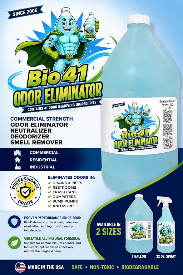 Odor Eliminator - Commercial Strength Odor Eliminator - Neutralizer - Deodorizer - Smell Remover - One Gallon