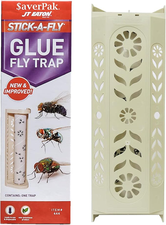 $averPak Single- 1 JT Eaton Stick-A-Fly Glue Fly Stick Trap