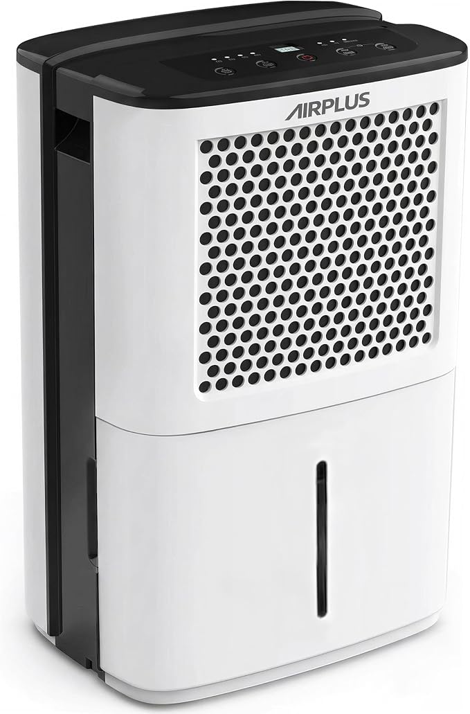 AIRPLUS 4500 Sq. Ft Dehumidifiers for Home, 70 Pints Dehumidifier for Basement with Drain Hose, Continuous Drainage, Intelligent Humidistat, Dehumidifier for bathroom, bedroom, Large Room