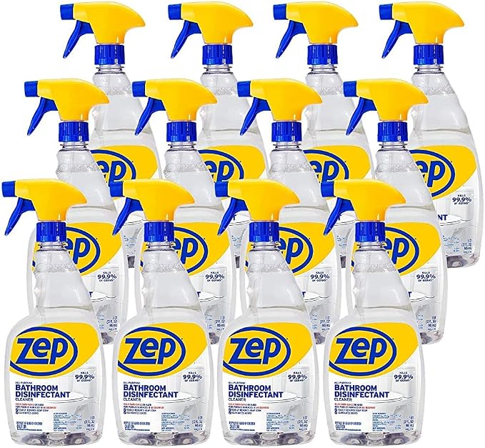 Zep Multi Purpose Surface Disinfectant - 32 Ounces (Case of 12) ZUAPBD32 - Powerful Disinfecting Formula, Kills 99.9 Percent of Germs