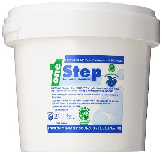 LD Carlson 6016B Bulk One Step No-Rinse Cleanser - Formulated for The Home Brewer and Winemaker (5 lb.)