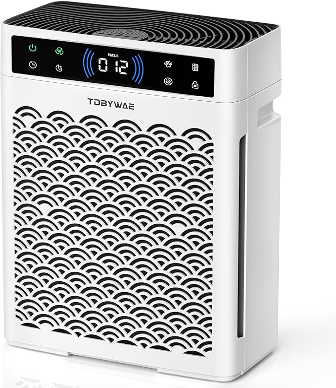 Air Purifiers for Home, Large Room up to 3000 Ft², HEPA Air Purifier for Home Pets with Filter, Air Quality Sensor, Timer, Air Cleaner for Bedroom, Dorm Room, Pet Hair, Office