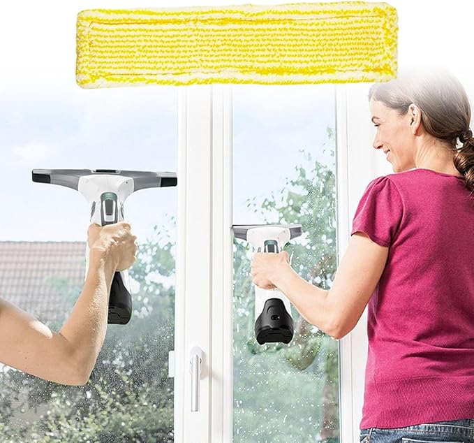 Quick Dry Polishing Cloths for WV2 WV5 Window Vacuum Cleaners Thickened Washable Fabric Replacement Pad Microfiber Cleaning Rags (6pcs)