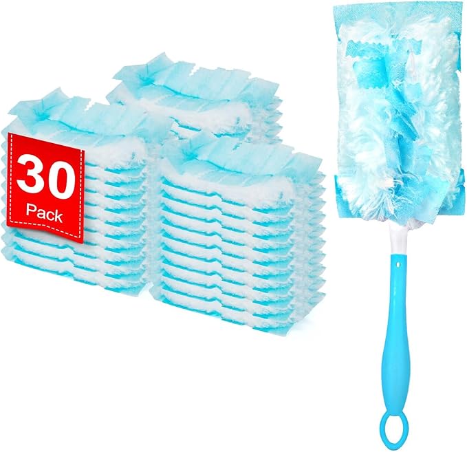 Outdoor Broom & 30Pcs 180° Duster Kit