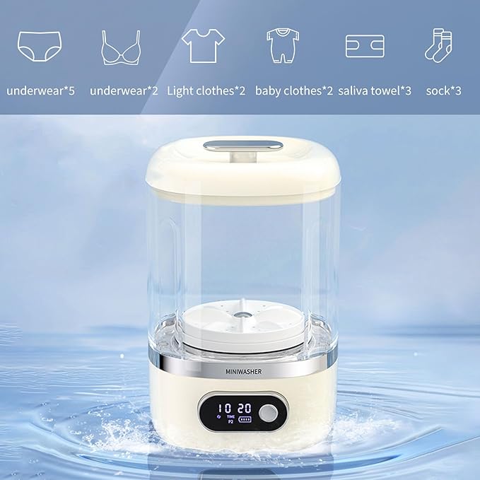 Retainer cleaner and portable washing machine