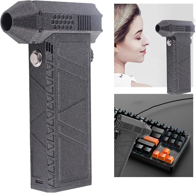 Electric Duster High Power Blower, Electric dusr 200000RPM, blor Gun for Cleaning Keyboard PC Host Type C Fast Charging Stepless Speed Adjustable, Cordless Portable Blower