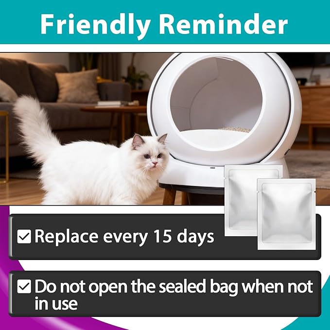 9 Pcs Deodorizer Compatible with PetSafe ScoopFree SmartSpin Self-Cleaning Cat Litter Box & HHOLOVE Self-Cleaning Cat Litter Box, Natural Essential Oils, Cat Friendly, Odor Control