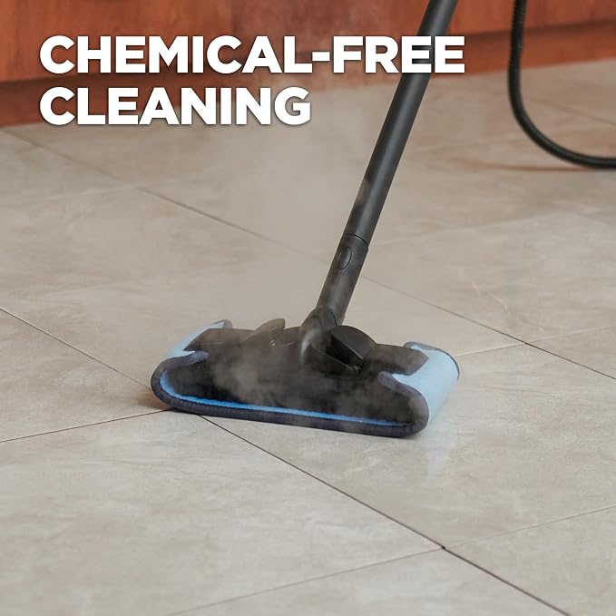 Wagner Spraytech 2494184 915e On-Demand Steam Cleaner & Wallpaper Removal, Multipurpose Power Steamer, 18 Attachments Included (Some Pieces Included in Storage Compartment) For Floor