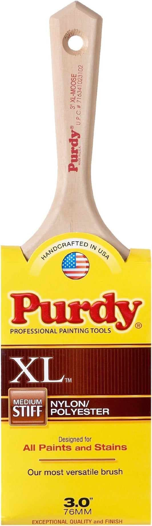 Purdy 144232330 XL Series Moose Wall Paint Brush, 3 inch