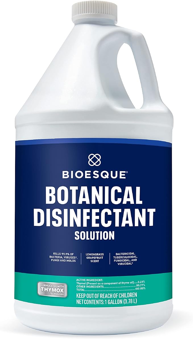 Bioesque Botanical Disinfectant Solution and Protect 90 Bundle, Heavy Duty Broad-Spectrum Disinfectant, Bacteriostatic, Fungistatic, Algaestatic Formula,1 Gallon (Pack of 2)
