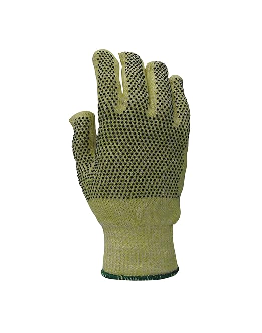 MAGID NT73BKVPR Nitrile-Dotted para-Aramid Blend Terry Gloves with Cotton Liner (12 Pair)