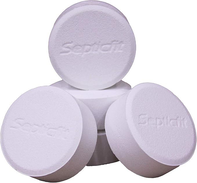 Septic Chlorine Tablet - 6 Tablet Pail - 2 lbs - NOT for USE in Swimming Pools White