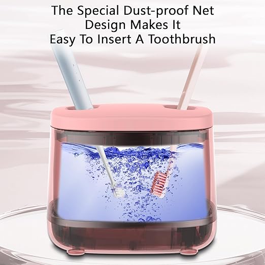 Dental Ultrasonic Retainer Cleaner Machine-45khz, Cleaning for Dentures, Mouth Guards, Aligners, Night Guards, Braces, Toothbrush Heads & Jewelry,Protable UV Retainer Cleaning Pod for Home &Travel