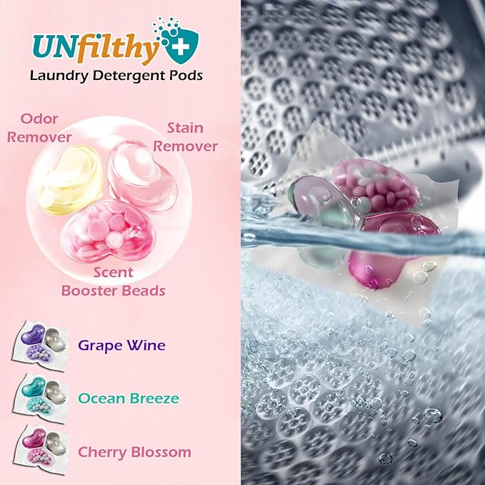 UNfilthy Concentrated Cherry Blossom Laundry Pacs (30)
