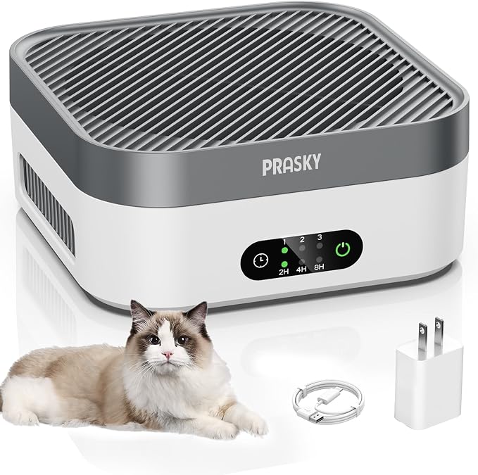Air Purifiers for Home, H13 True HEPA Filter Captures Smoke Odor Pet Dander, Portable Quiet Car Air Purifier for RV/Desk/Bedroom/Office, Covers up to 600 Ft², Timer - 1 Filter