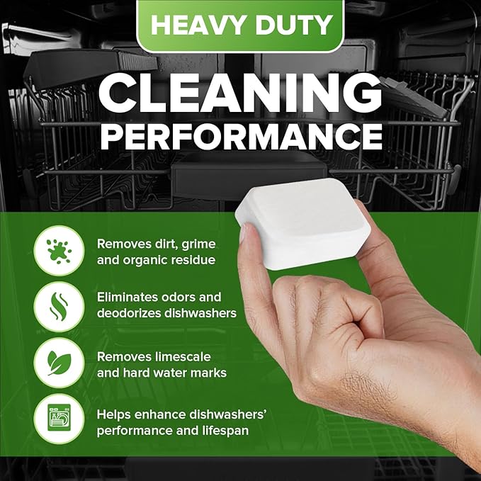 Renuv Washing Machine and Dishwasher Cleaner and Deodorizer Tablets Bundle!
