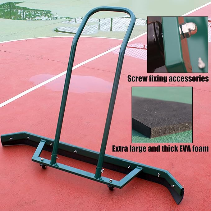 Port Tennis Court Squeegee Rain Shuttle for Sports Court Water Wiper Device Water Remover Stadium Dust Collector Wiper