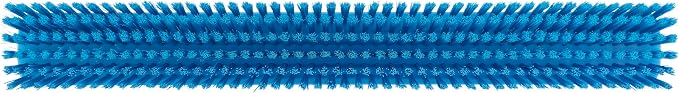 Vikan 31953 24" Heavy-Duty Push Broom, Soft/Stiff, Blue