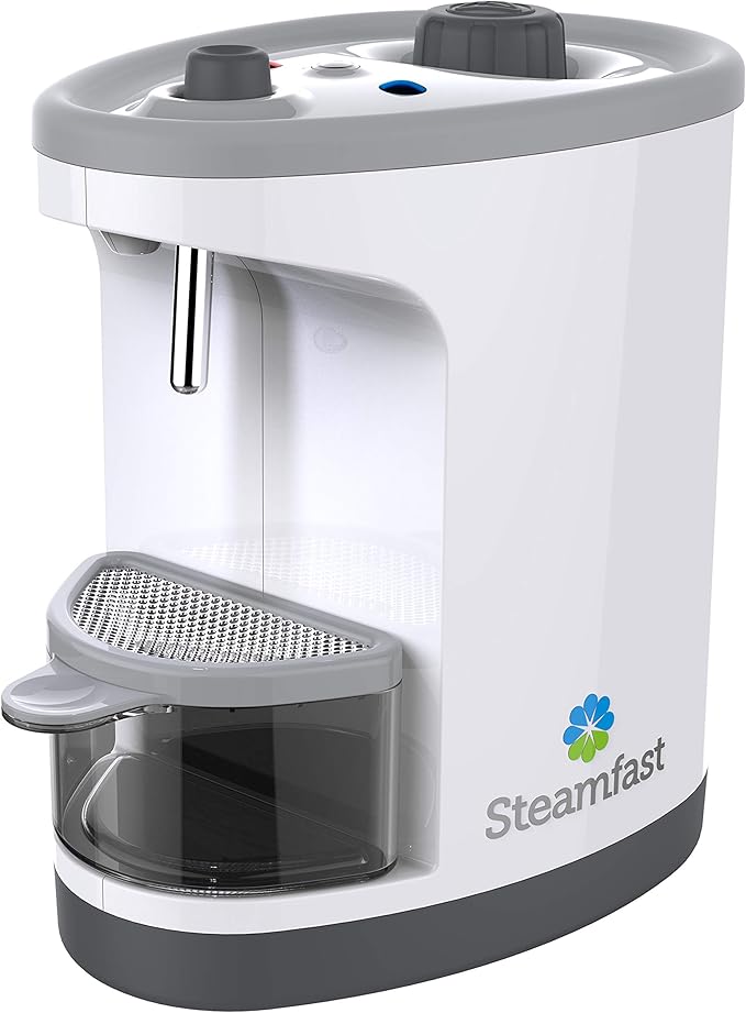 Steamfast SF-1000 JULE Steam Jewelry Cleaner, LED Lighting, Chemical Free, 15 Minute Run-Time, Included Cleaning Accessories, 12-Ounce Water Tank, Quick Heat-Up Time, White