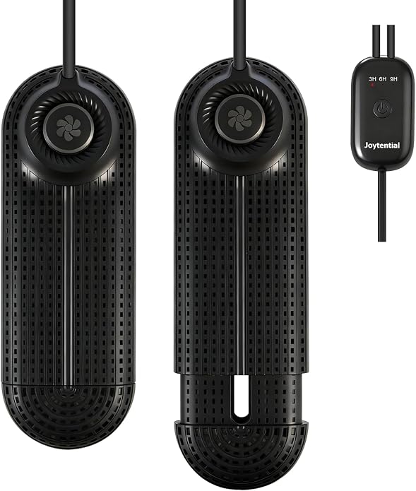 Electric Boot Dryer, Shoe Warmer with IC Controller, Footwear Travel Dryers Silent with 3/6/9 Hours Timer