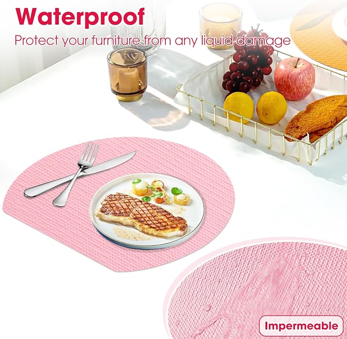 Drawer and Shelf Liner, Non-Slip Kitchen Cabinet Liners Non-Adhesive Thick Strong Grip Waterproof Washable Mats Protect Dresser Shelves Cupboard Bathroom Cabinets, Pink, 12 in X 30 FT