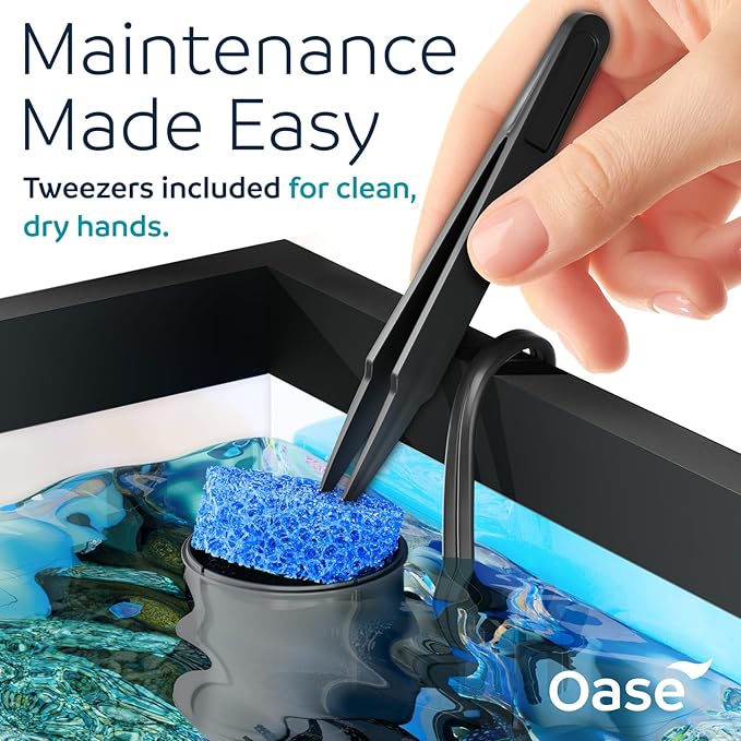 OASE CrystalSkim 600 Surface Skimmer for Freshwater and Marine Aquariums – Compact Internal Filter for Film Oil and Debris Removal, Quiet, Adjustable Flow, Shrimp-Safe, for Tanks up to 160 Gal / 600 L