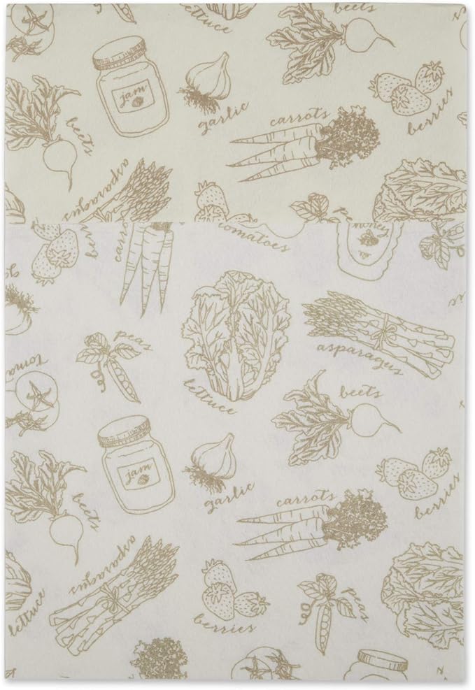 DII Fridge Liner Collection Non-Adhesive, Cut to Fit, Cream Market, 12x24, 6 Piece