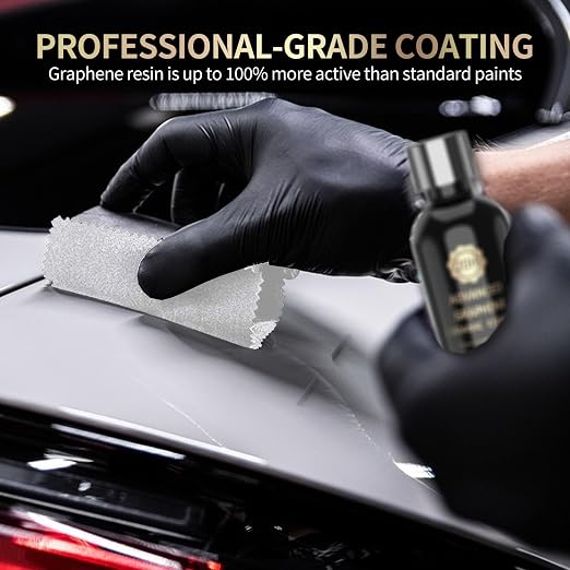 20H Advanced Graphene Ceramic Coating for Cars, Ceramic Car Auto Detailing kit (70ml), 10+ Years of Long Lasting Protection,Ultra High Gloss,Apply After Car Wash & Paint Correction