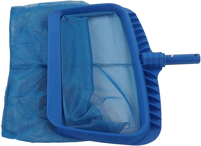 Pool Skimmer Net, Heavy Duty ABS Frame 0.3 X 40.6cm Pool Skimmer Basket with Fine Mesh Pool Net Skimmer Swimming Pool Leaf Skimmer Net for Pool and Lake Maintenance