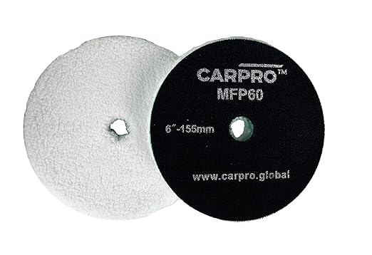CARPRO Microfiber Heavy Cutting & Polishing Pad - Compounding Disc for Fast Cut with Less Labor - 6" (1 Pad)