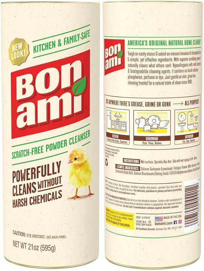 BON AMI Powder Cleanser -21oz (Pack of 3)