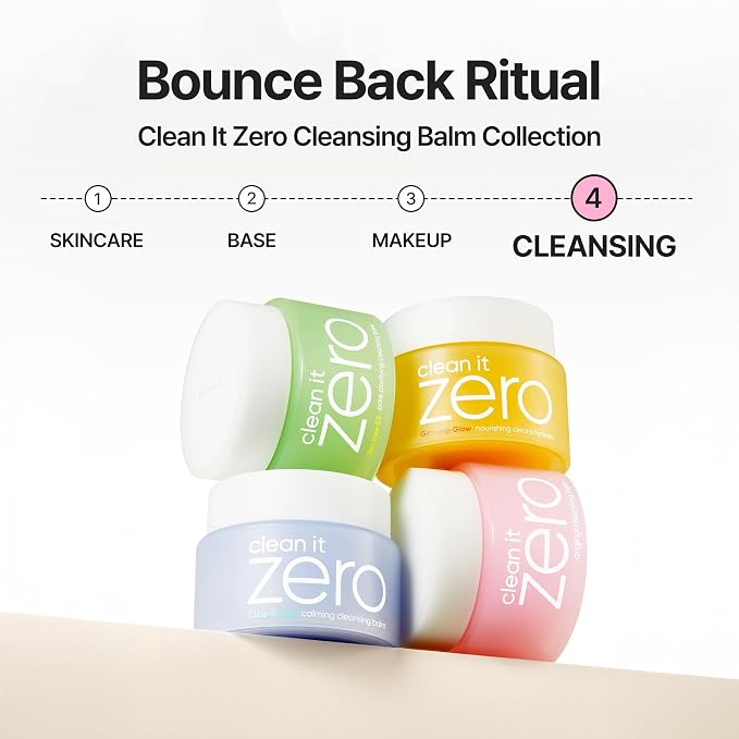 BANILA CO Clean it Zero Original Cleansing Balm | Korean Makeup Remover, Cleansing Oil, Facial Cleanser for All Skin Types | Vegan | Made with Acerola Berry & Vitamin C (50ml / 1.69 fl.oz)